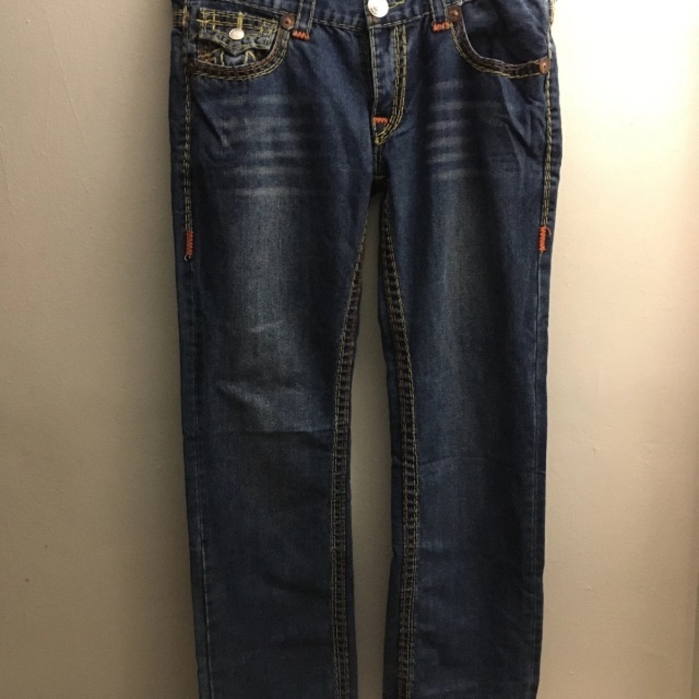 Men’s True Religion Billy Super T Jeans 34x33 World Tour Made In The USA